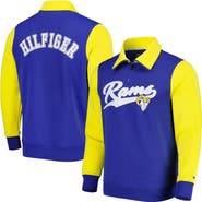 Tommy Hilfiger Men's Tommy Hilfiger Royal/Gold Los Angeles Rams Aiden Quarter-Zip Sweatshirt