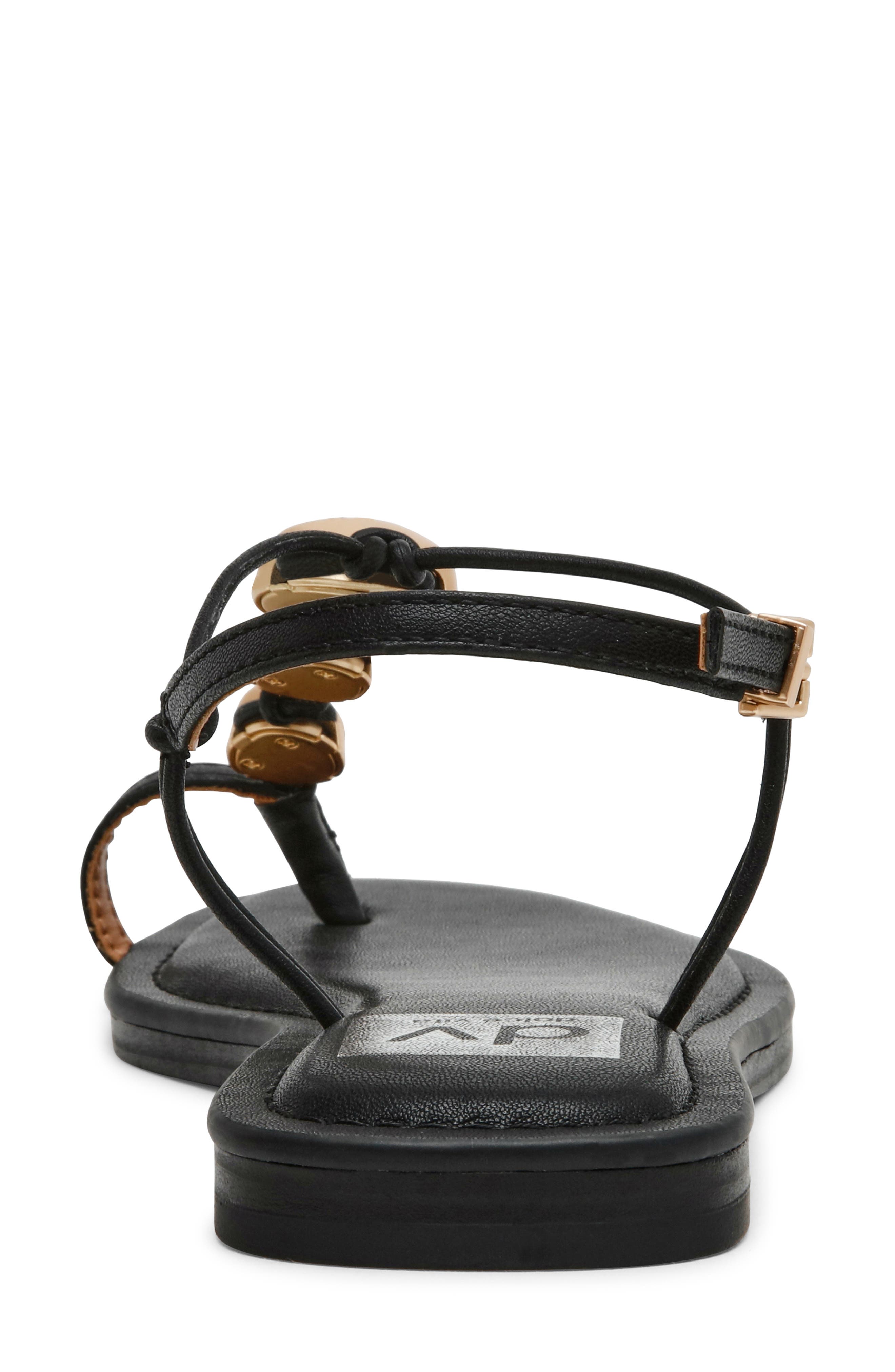 DV by Dolce Vita Jazi Toe Loop Sandal, Alternate, color, Black