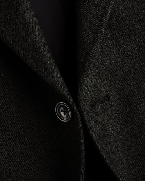Charles Tyrwhitt Wool Texture Slim Fit Jacket In Black