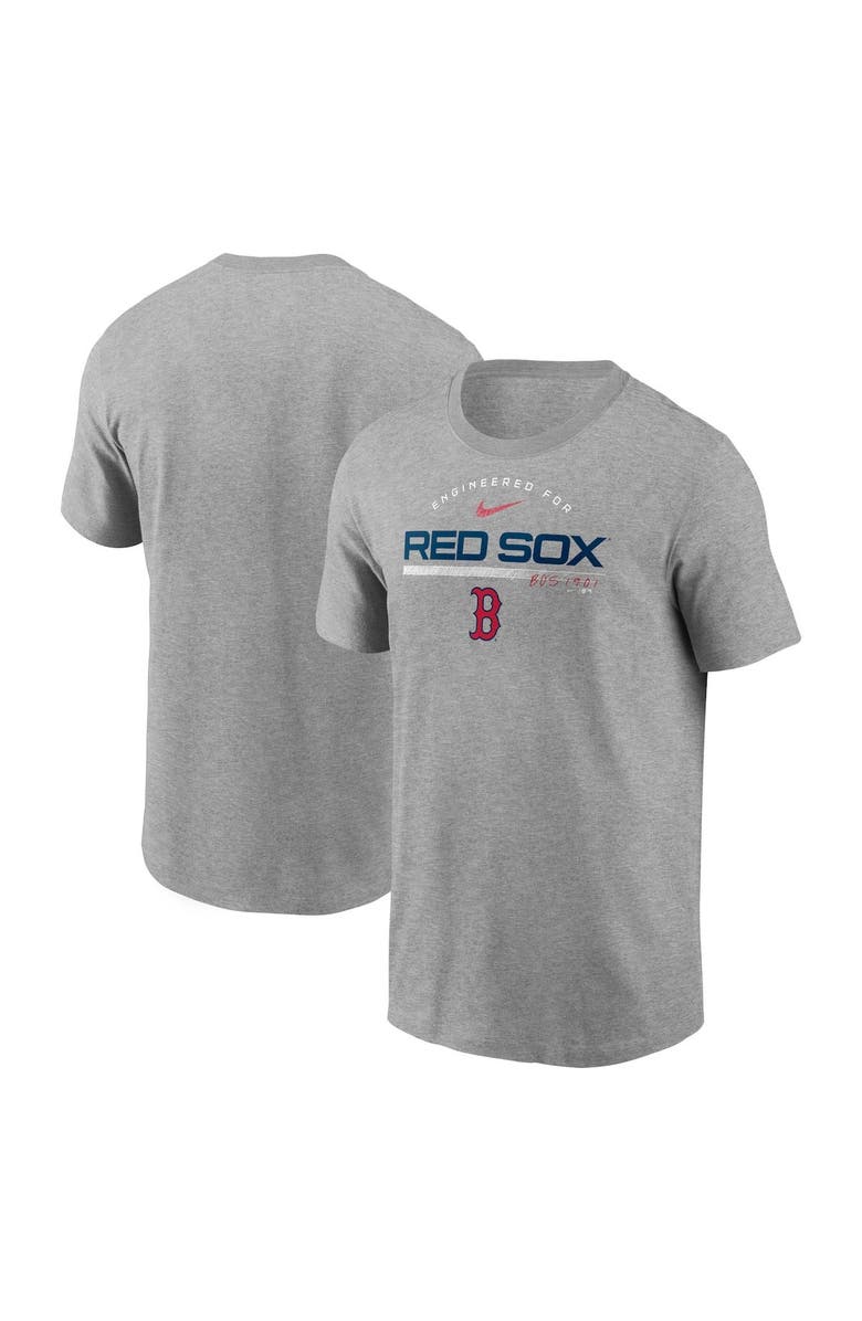 Nike Men's Nike Heather Gray Boston Red Sox Team Engineered Performance T-Shirt, Main, color,