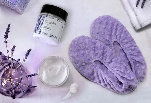 Sonoma Lavender Lavender Spa Mittens In Angora Platinum