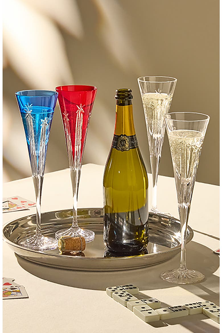 Crystal Champagne Flutes, Set of 2, Alternate, color, NO COLOR