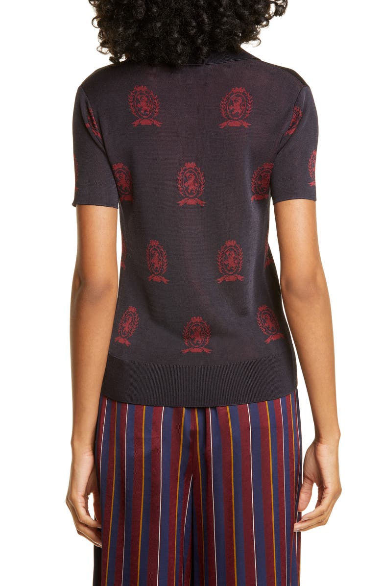 Hilfiger Collection Crest Jacquard Polo, Alternate, color, 