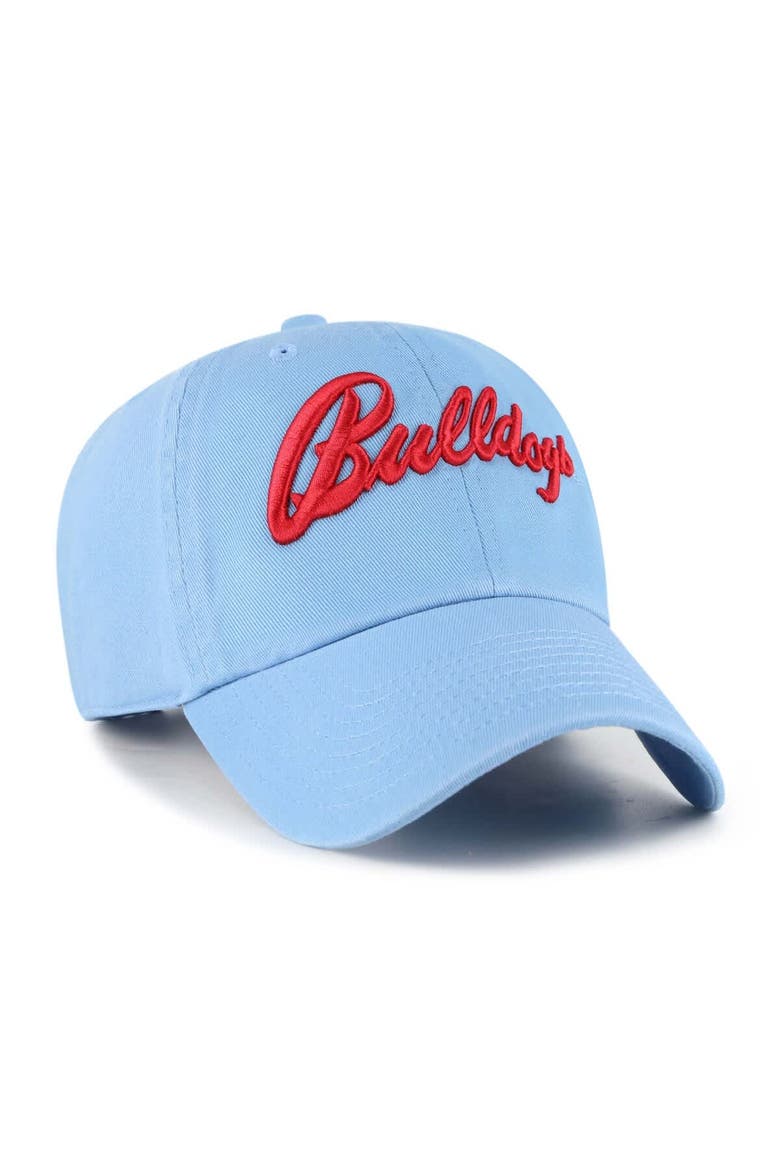 Men's '47 Light Blue Fresno State Bulldogs Vault Clean Up Adjustable Hat, Alternate, color, Light Blue