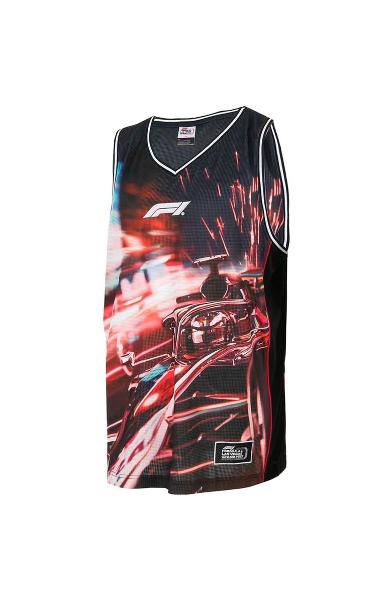 Insomniac Unisex Black Formula 1 2023 Las Vegas Grand Prix Classic Basketball Jersey, Alternate, color,