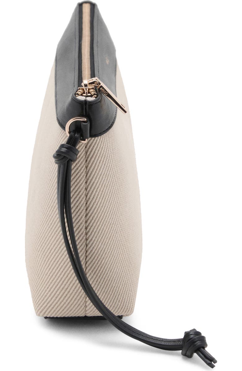 MANGO Contrast Canvas Toiletry Bag, Alternate, color,