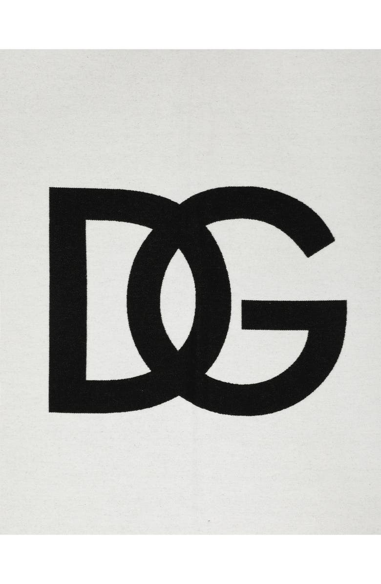 Dolce&Gabbana Logo Throw Blanket, Alternate, color,