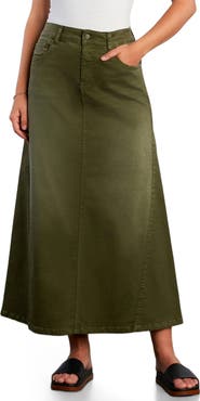 Wash Lab Denim Denim Maxi Skirt