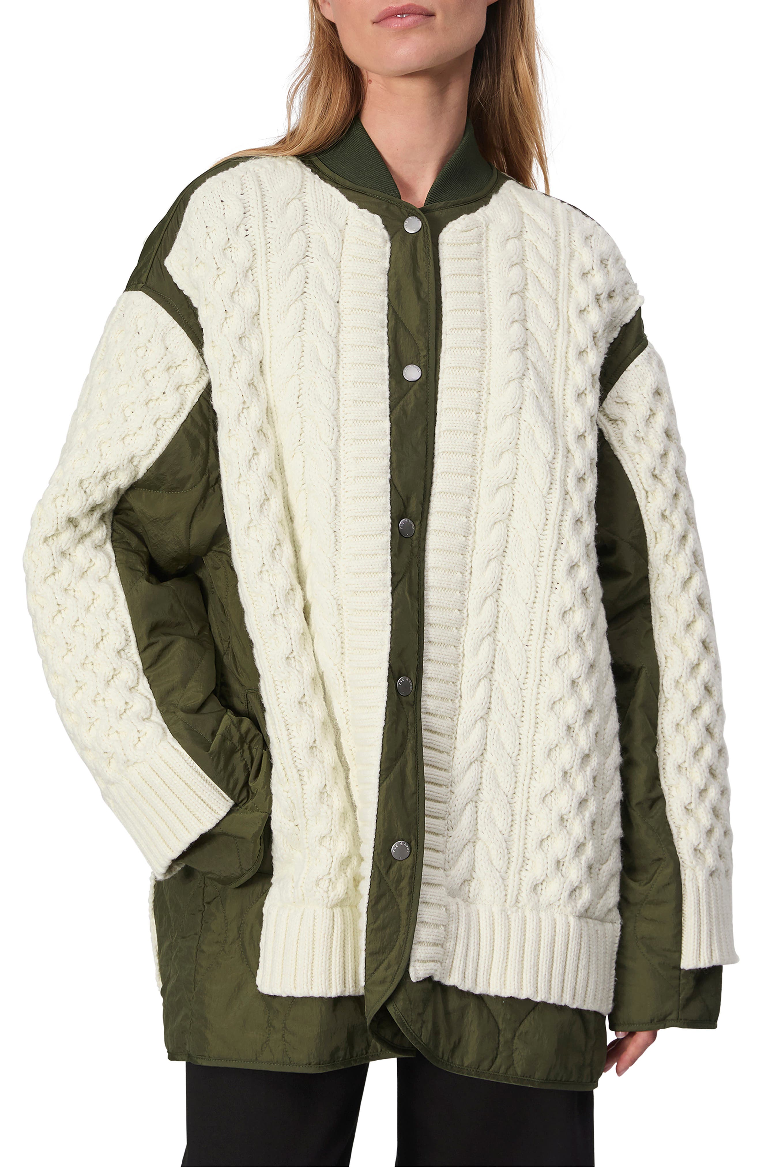 rag & bone Winnie Mixed Media Jacket