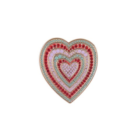 Stone Heart Pin