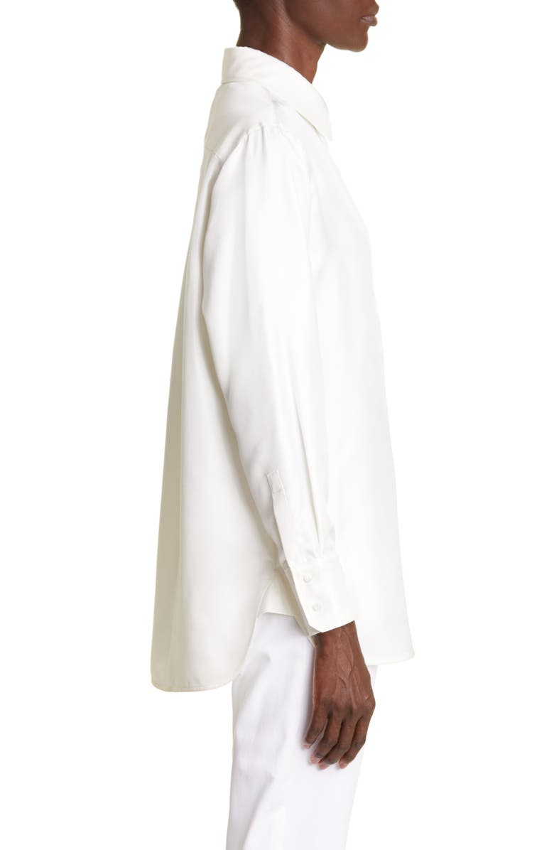 Max Mara Molina Silk Shirt, Alternate, color, 