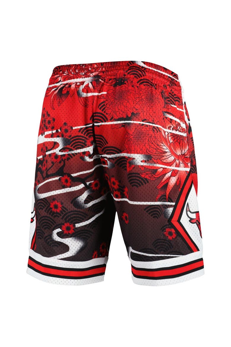 Men's Mitchell & Ness  Red Chicago Bulls Lunar New Year Swingman Shorts, Alternate, color, Red