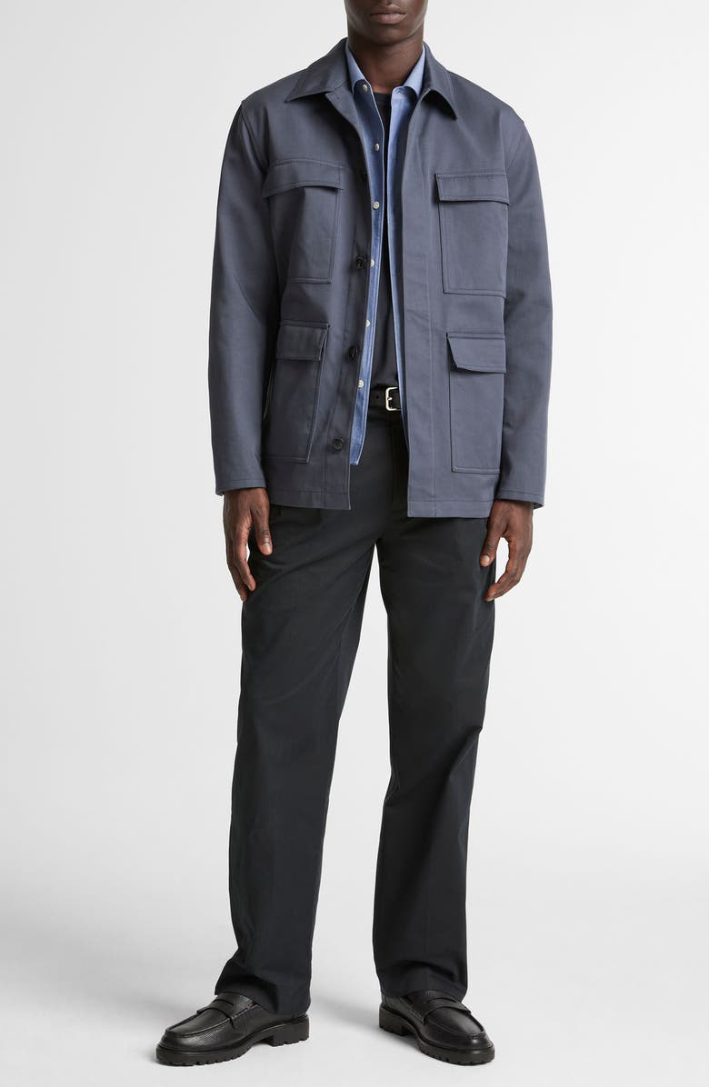 Vince Brushed Cotton Twill Chore Coat, Alternate, color, Studio