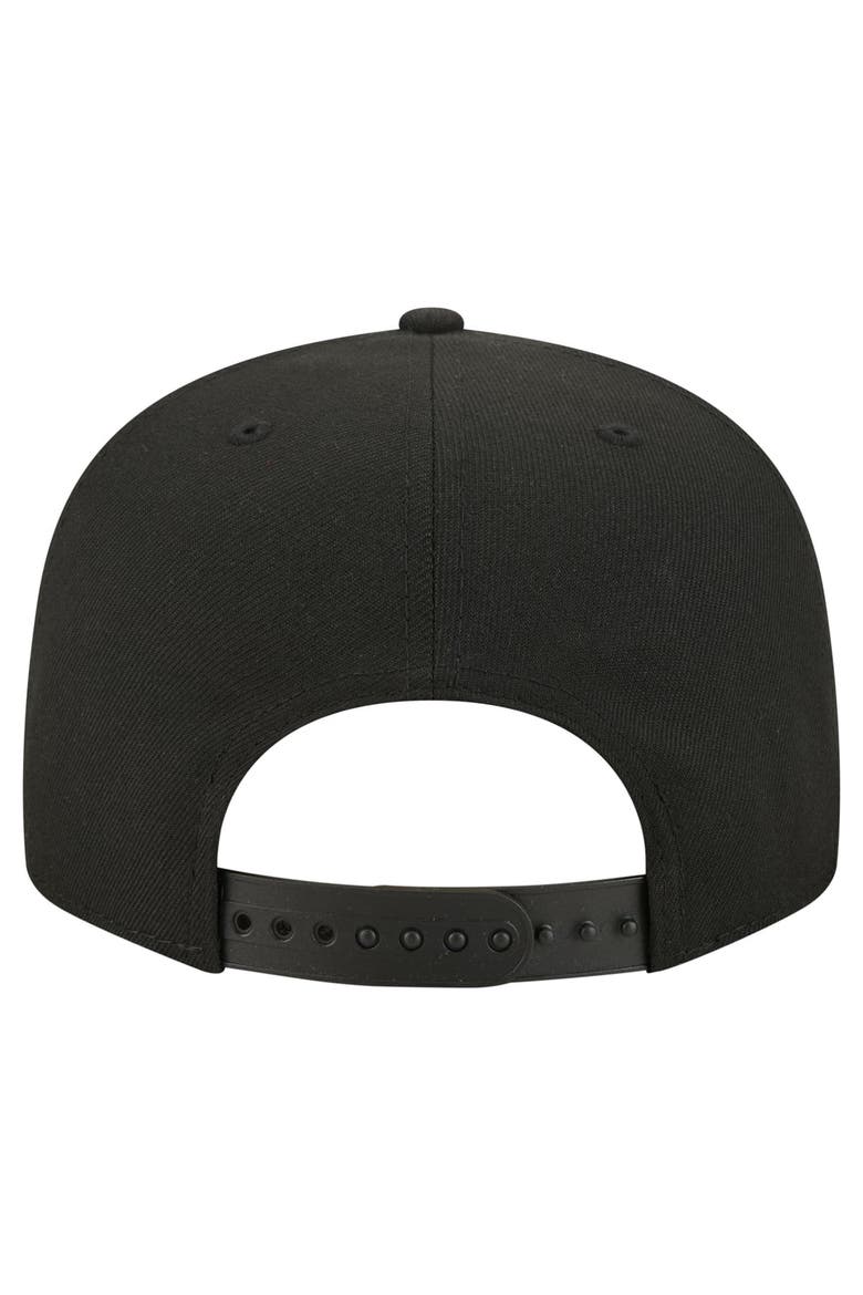 Men's New Era  Black Atlanta Falcons 9FIFTY Snapback Hat, Alternate, color, Black