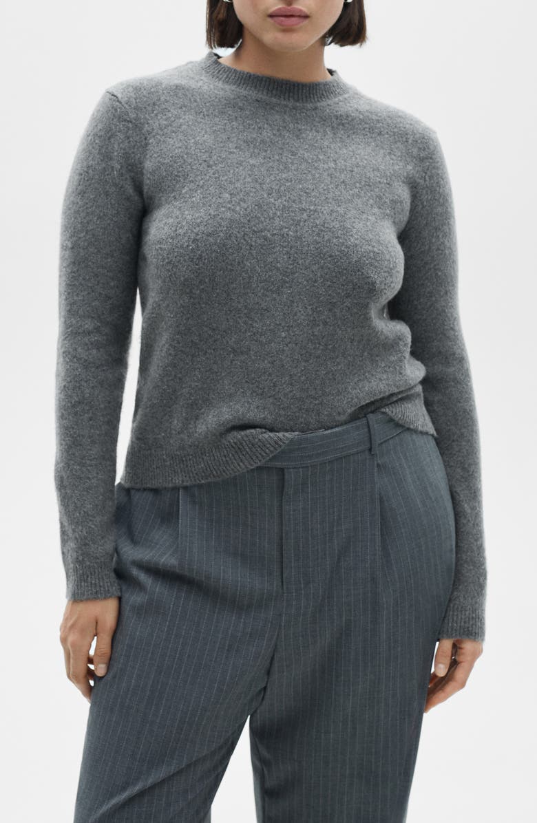 MANGO Crewneck Sweater, Alternate, color, 