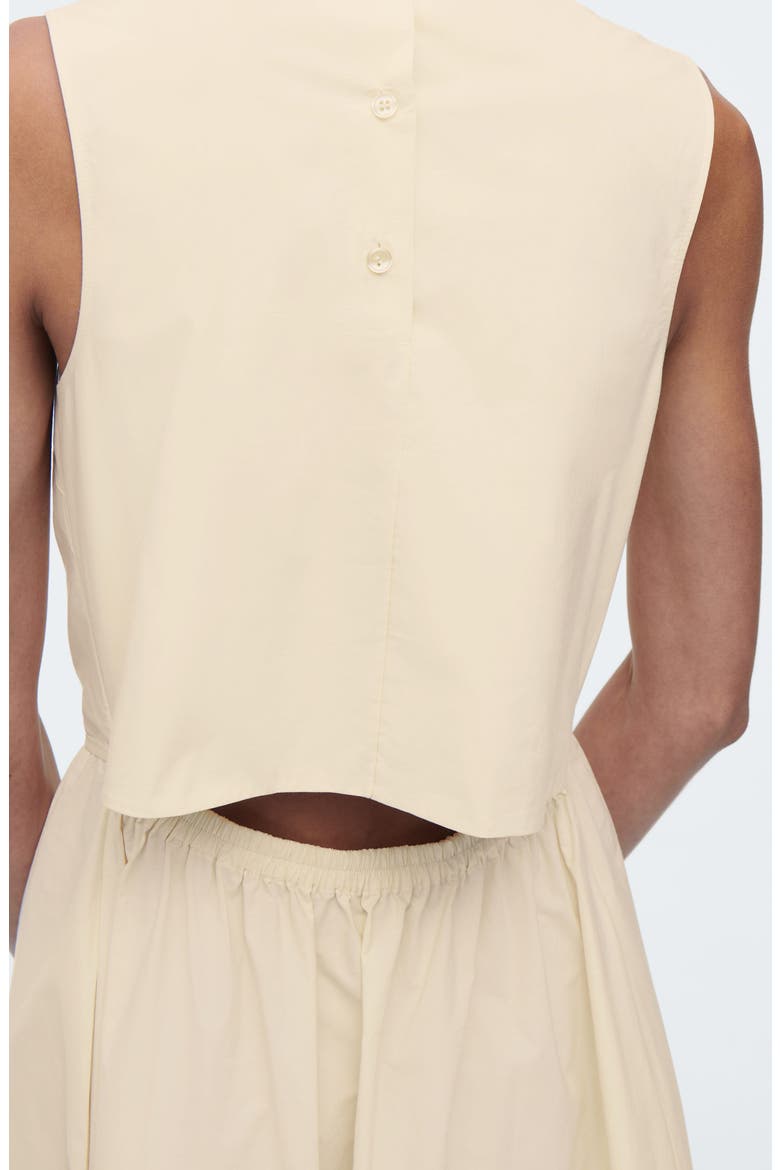 Sleeveless Open Back Cotton Maxi Dress, Alternate, color, BEIGE DUSTY LIGHT