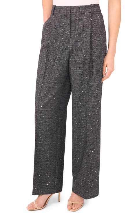 Pleated High Waist Wide Leg Pants