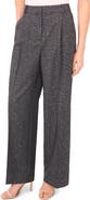 CeCe Pleated High Waist Wide Leg Pants