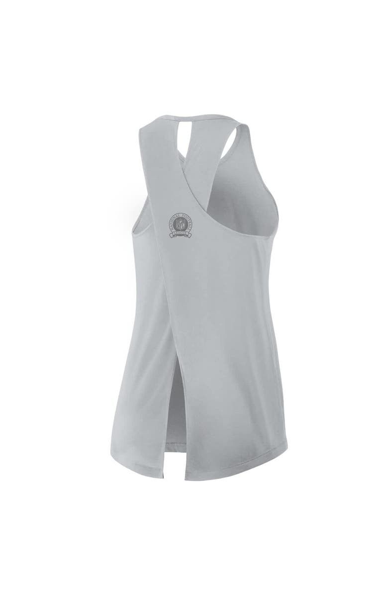 Nike Women's Nike Gray Detroit Lions Glory Crisscross Performance Tank Top, Alternate, color, Gray