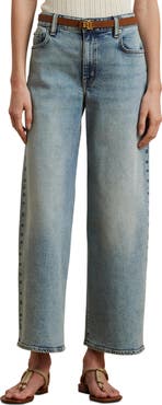 Lauren Ralph Lauren Crop Wide Leg Jeans