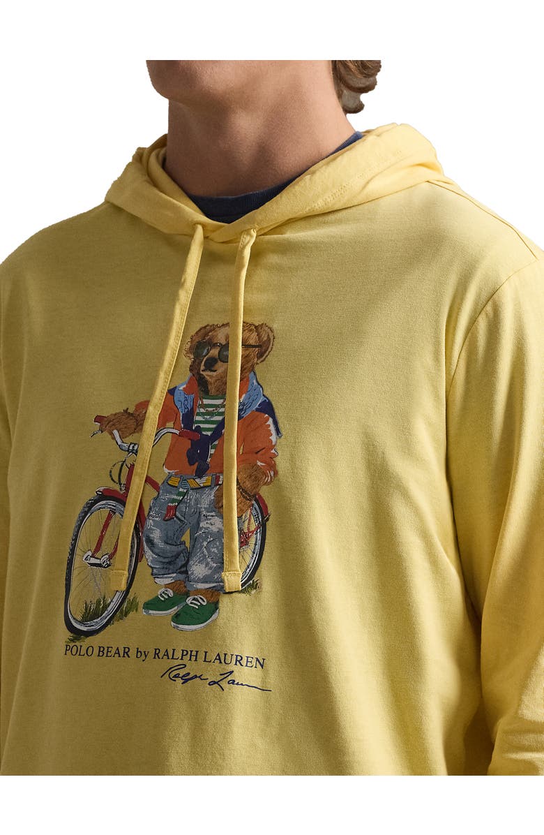 Polo Ralph Lauren Big & Tall Summer Bear Hoodie, Alternate, color, Corn Yellow