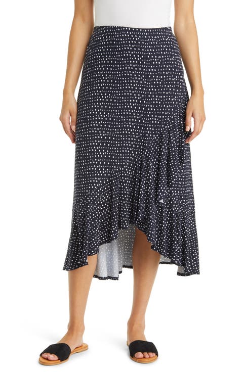 Flounce Midi Skirt