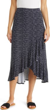 Loveappella Flounce Midi Skirt
