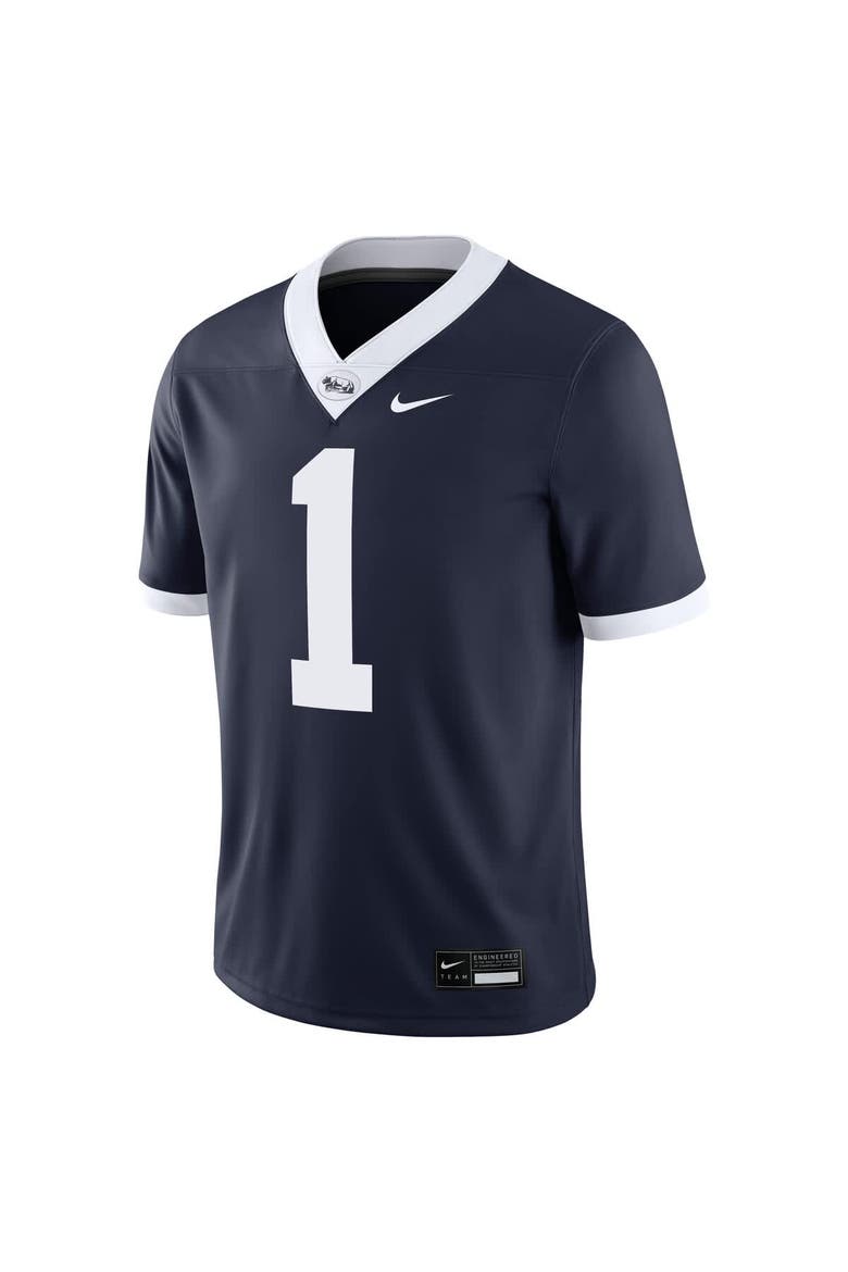 Men's Nike #1 Navy Penn State Nittany Lions Generations of Greatness Jersey, Alternate, color, Navy