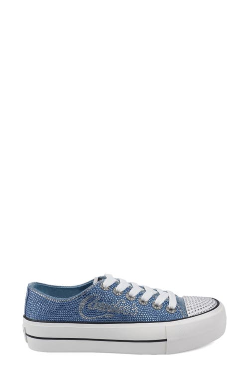Candies Candie's Leann Low Top Platform Sneaker In Blue