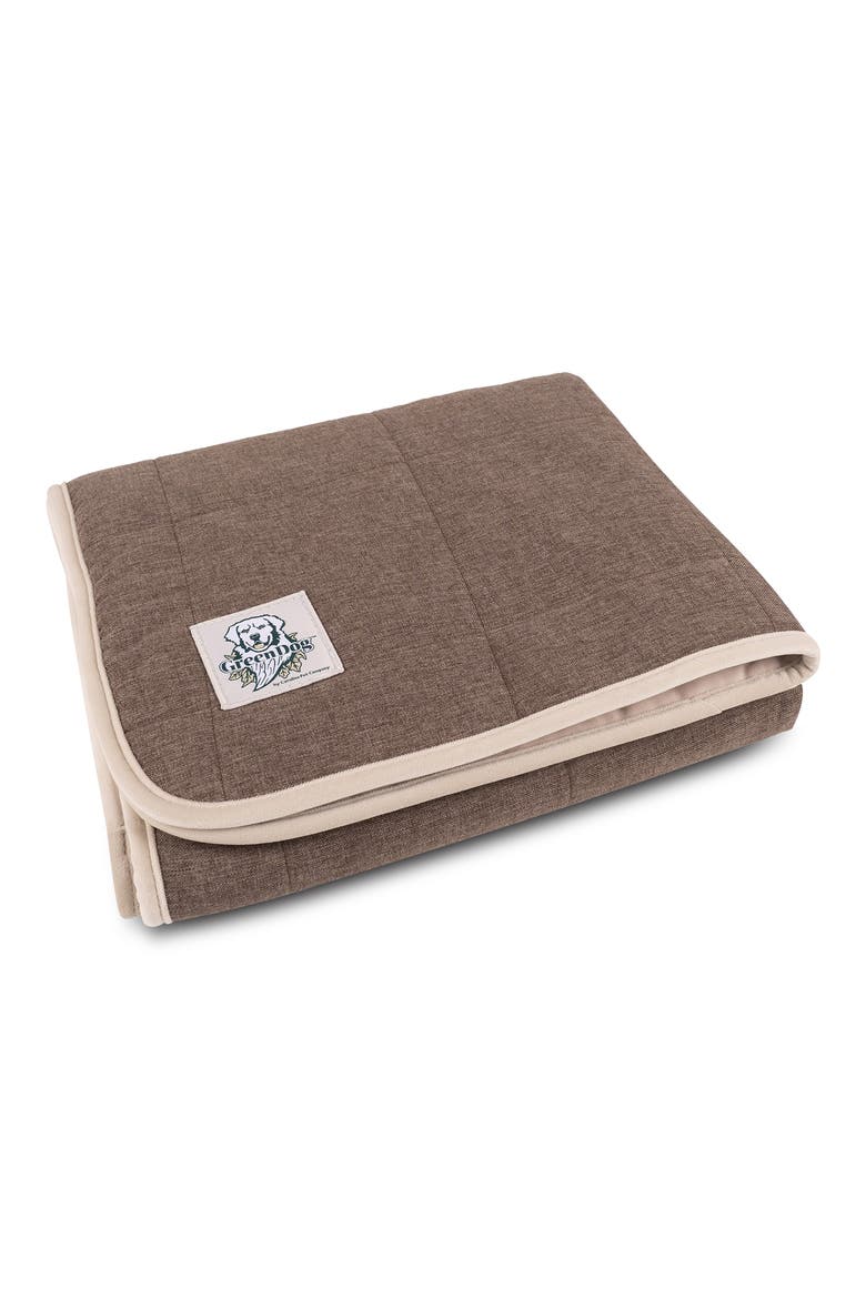 GreenDog Crate Blanket, Main, color, COFFEE