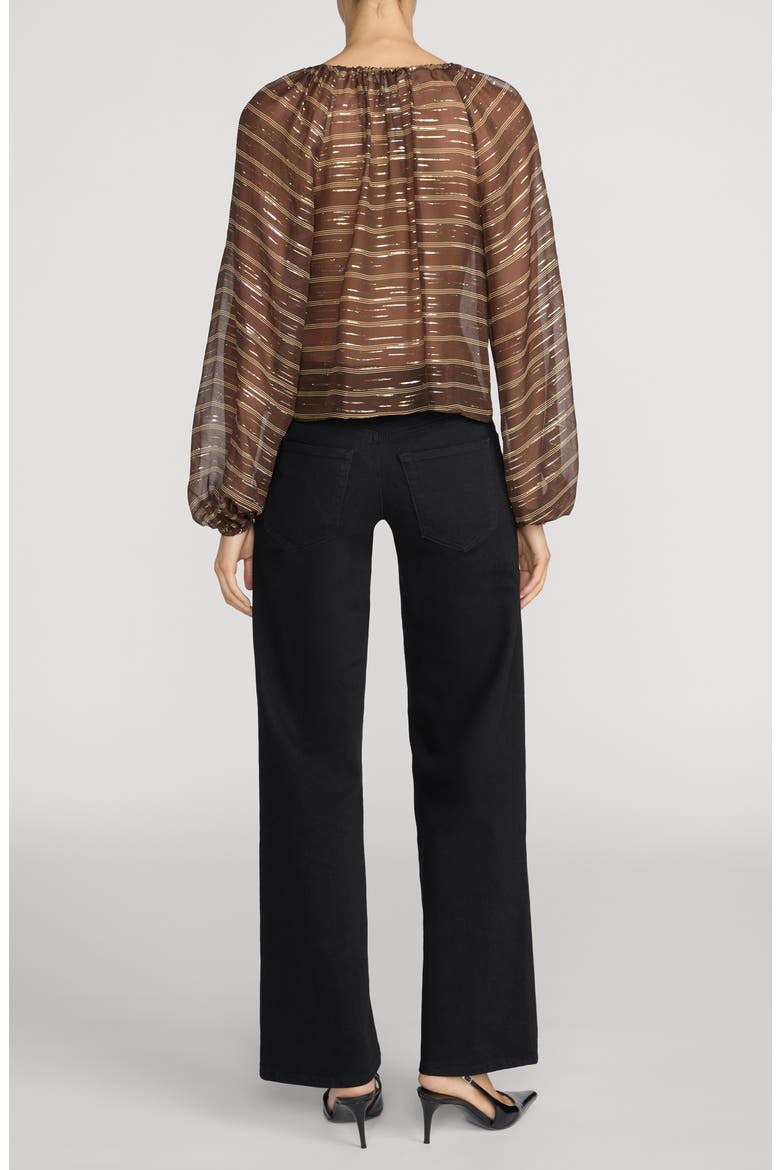 Le Slim Palazzo Jeans, Alternate, color, BLACK