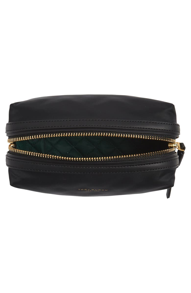 Tory Burch Small Perry Nylon Cosmetics Case, Alternate, color,