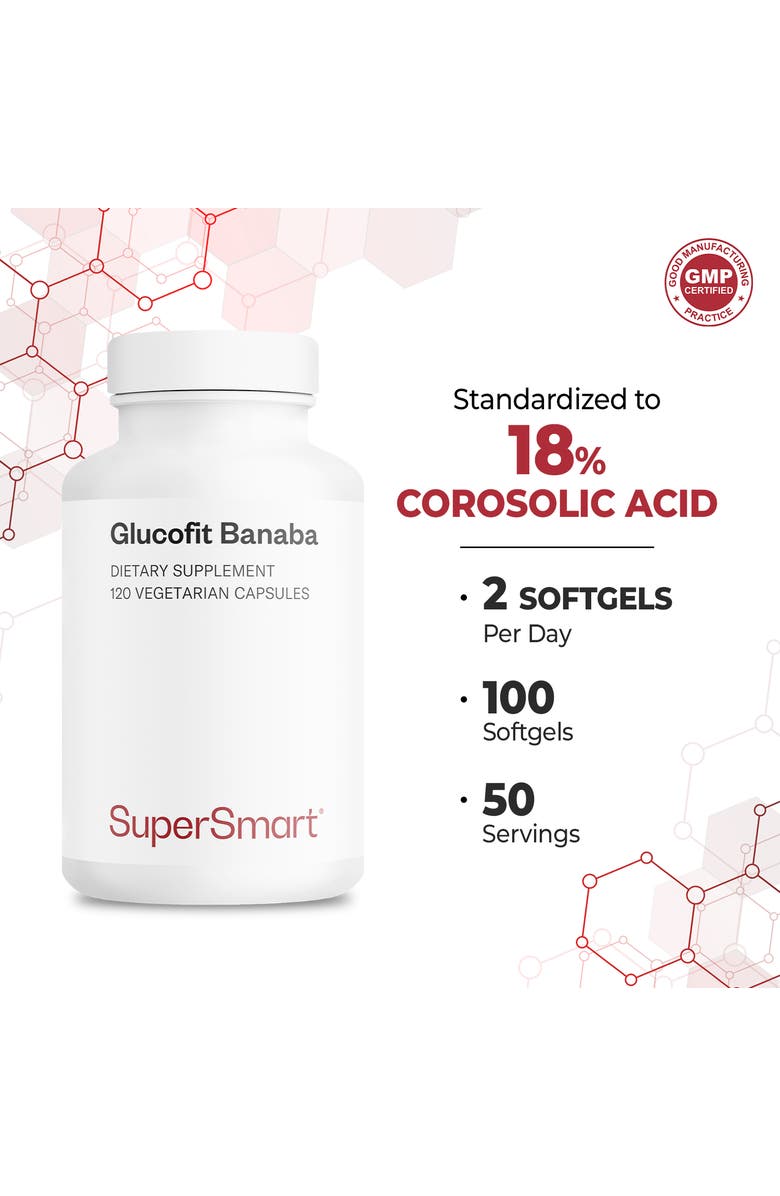 SuperSmart Glucofit Banana 10 mg per Day, Alternate, color,