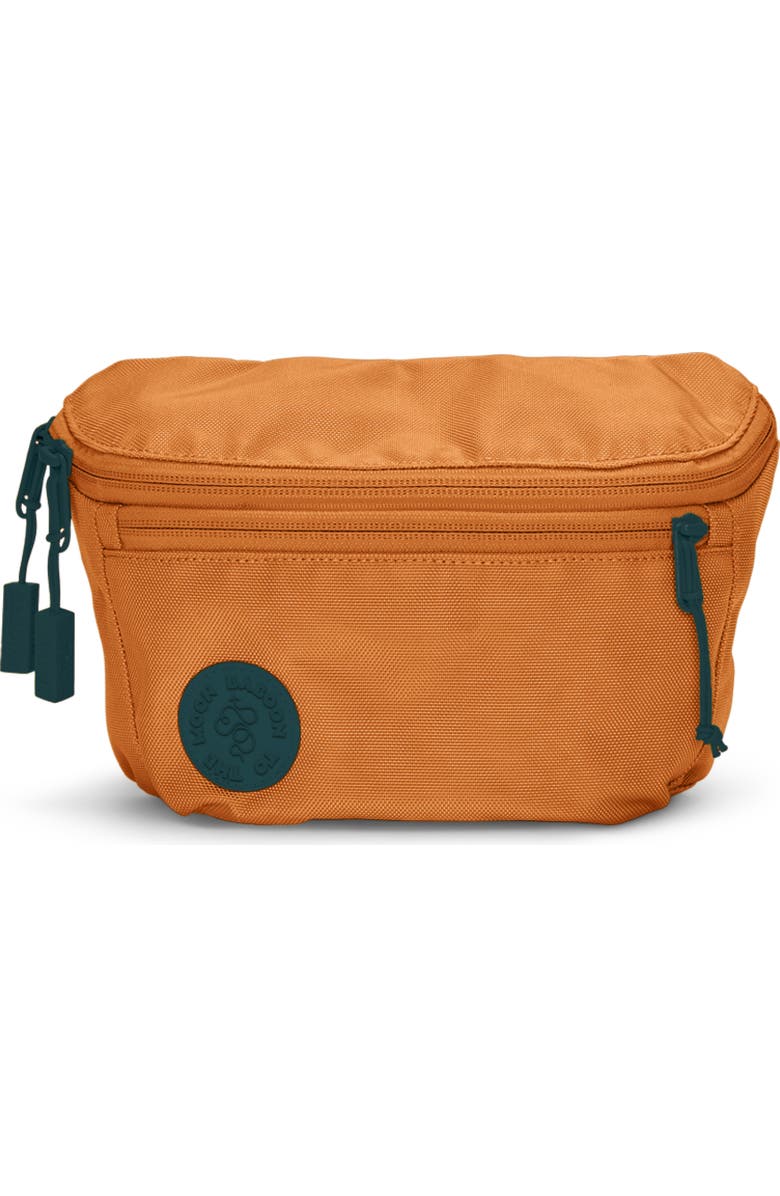 Baboon to the Moon Solstice Water Resistant Nylon Mini Belt Bag, Main, color, Caramel