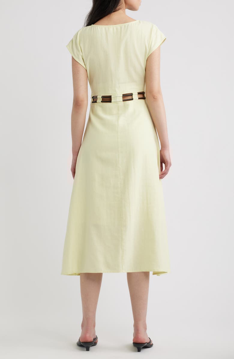 A.REN Rosina Flared Maxi Dress, Alternate, color, Sage Green