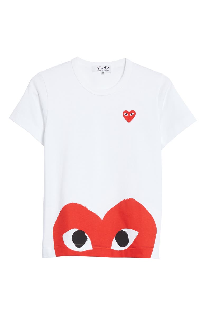 Comme des Garçons PLAY Graphic Tee, Alternate, color, 