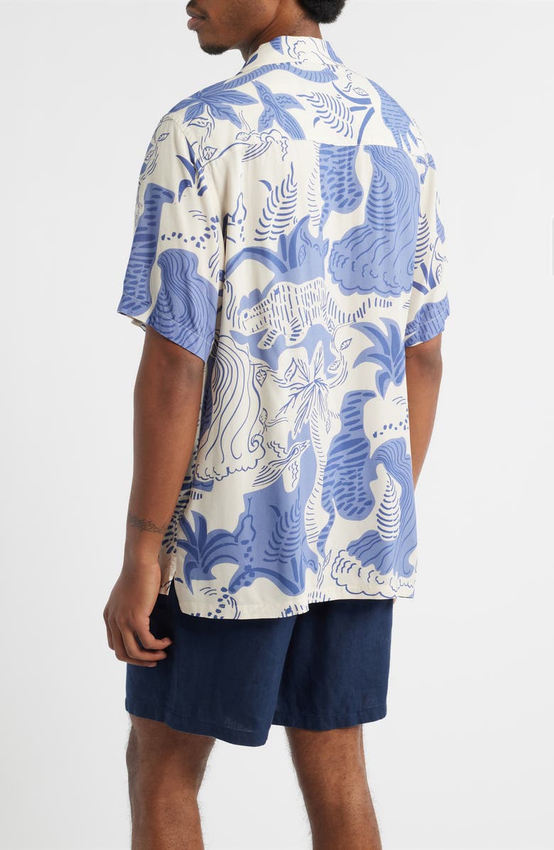 OAS Mystea Rocco Camp Shirt, Alternate, color, Blue