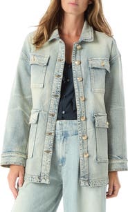 DO by Dee Ocleppo Letitia Patch Pocket Denim Jacket