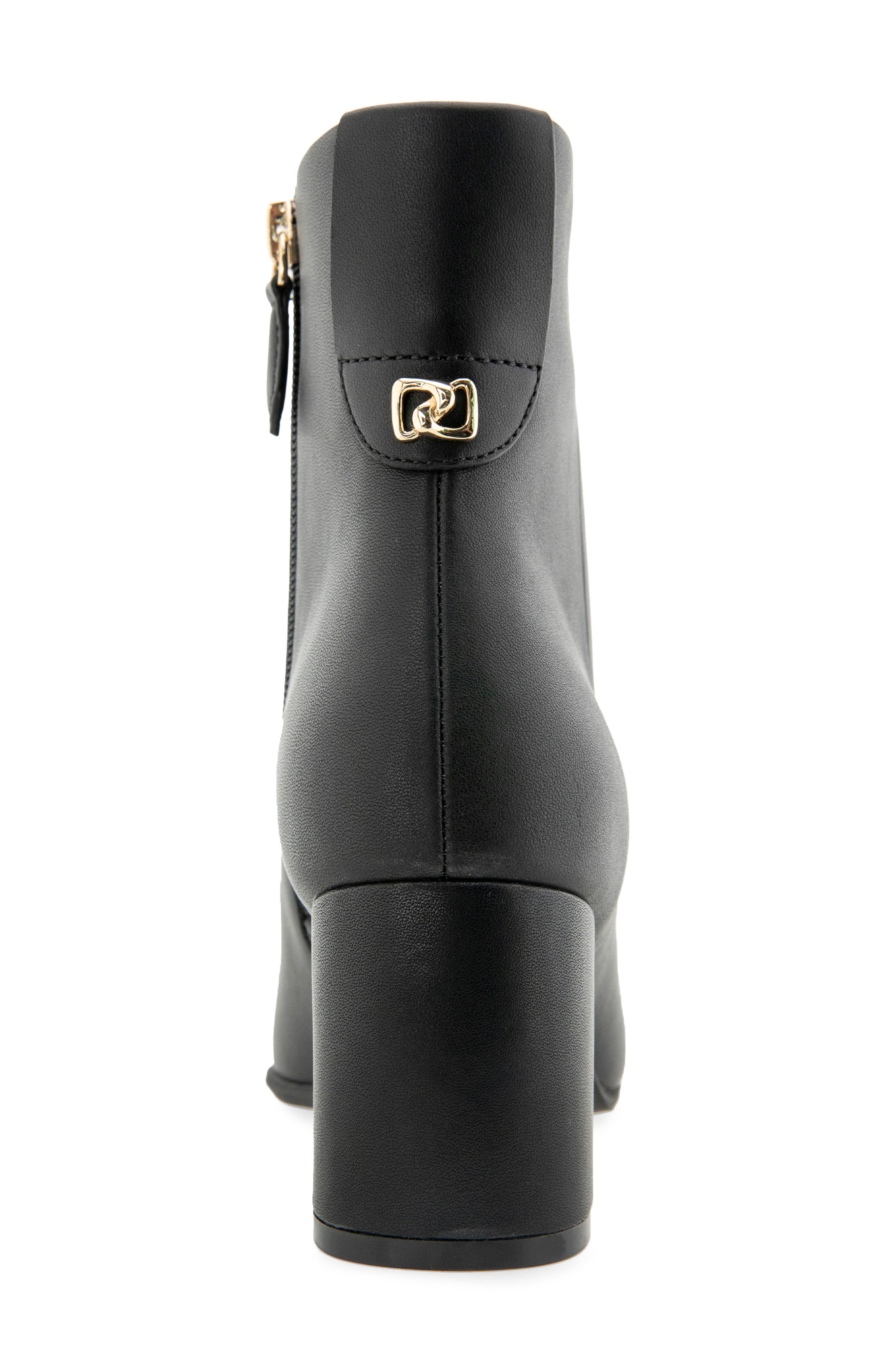 Aerosoles Mari Bootie, Alternate, color, Black Leather