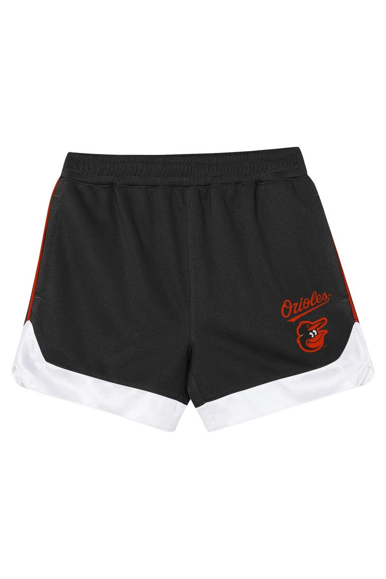 Preschool Outerstuff  Black Baltimore Orioles Pinch Hitter Infielder T-Shirt & Shorts Set, Alternate, color, Black