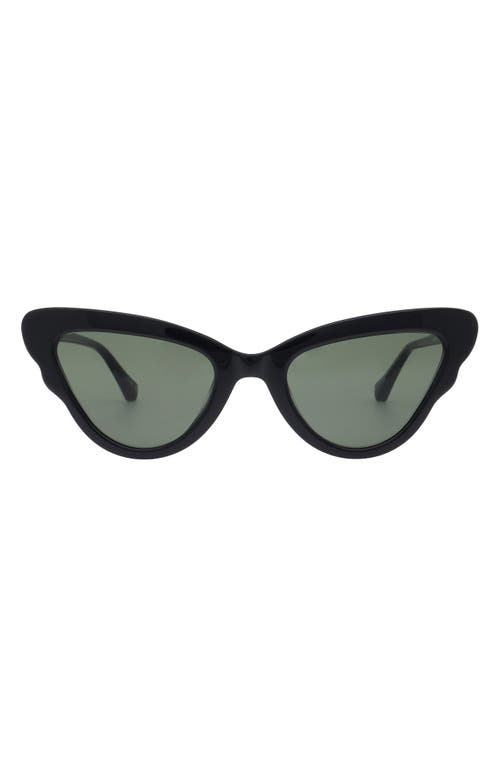 Florence by Mills 51mm Butterfly Sunglasses in Gloss Black  product