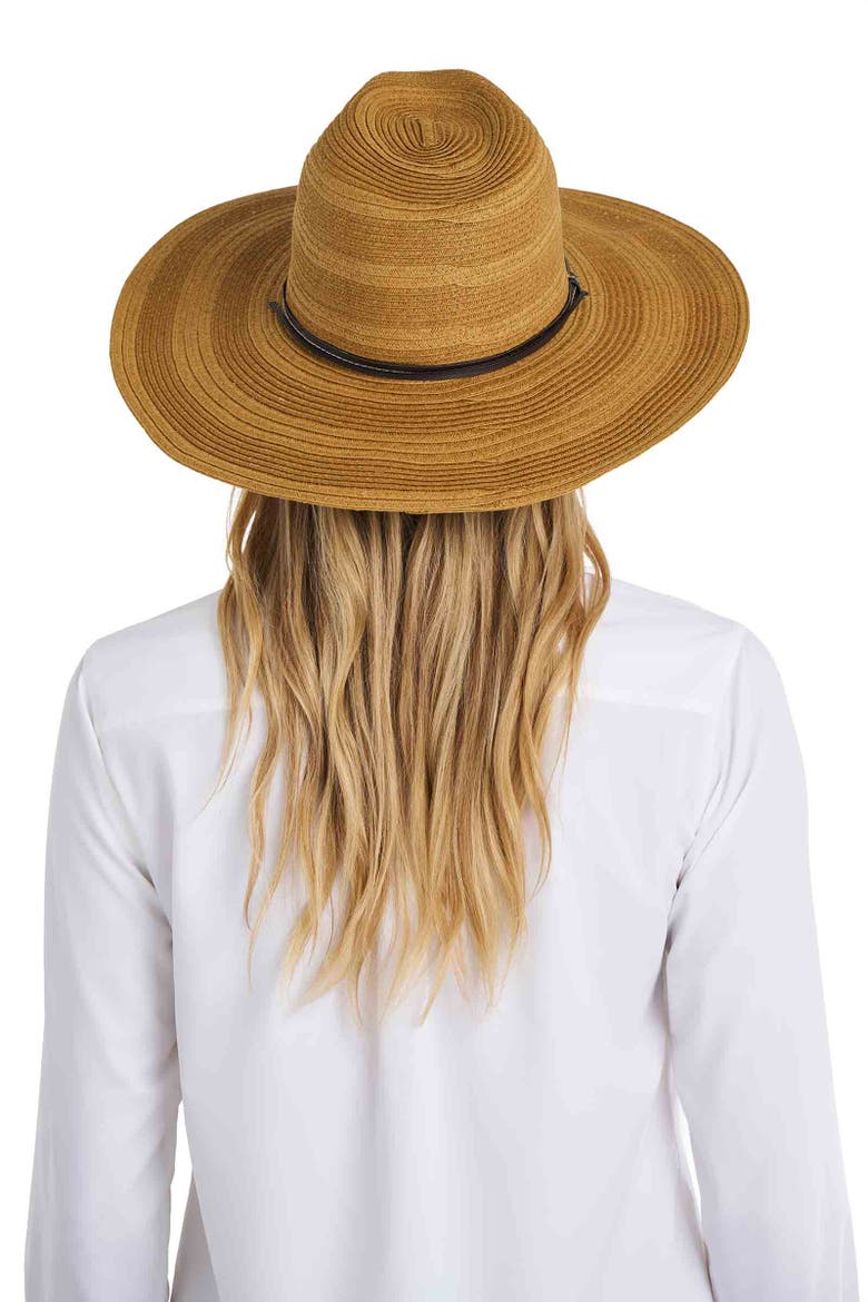 Women's Tempe Sun Hat with Chin Cord, UPF 50+ Sun Protection, Alternate, color, Tan