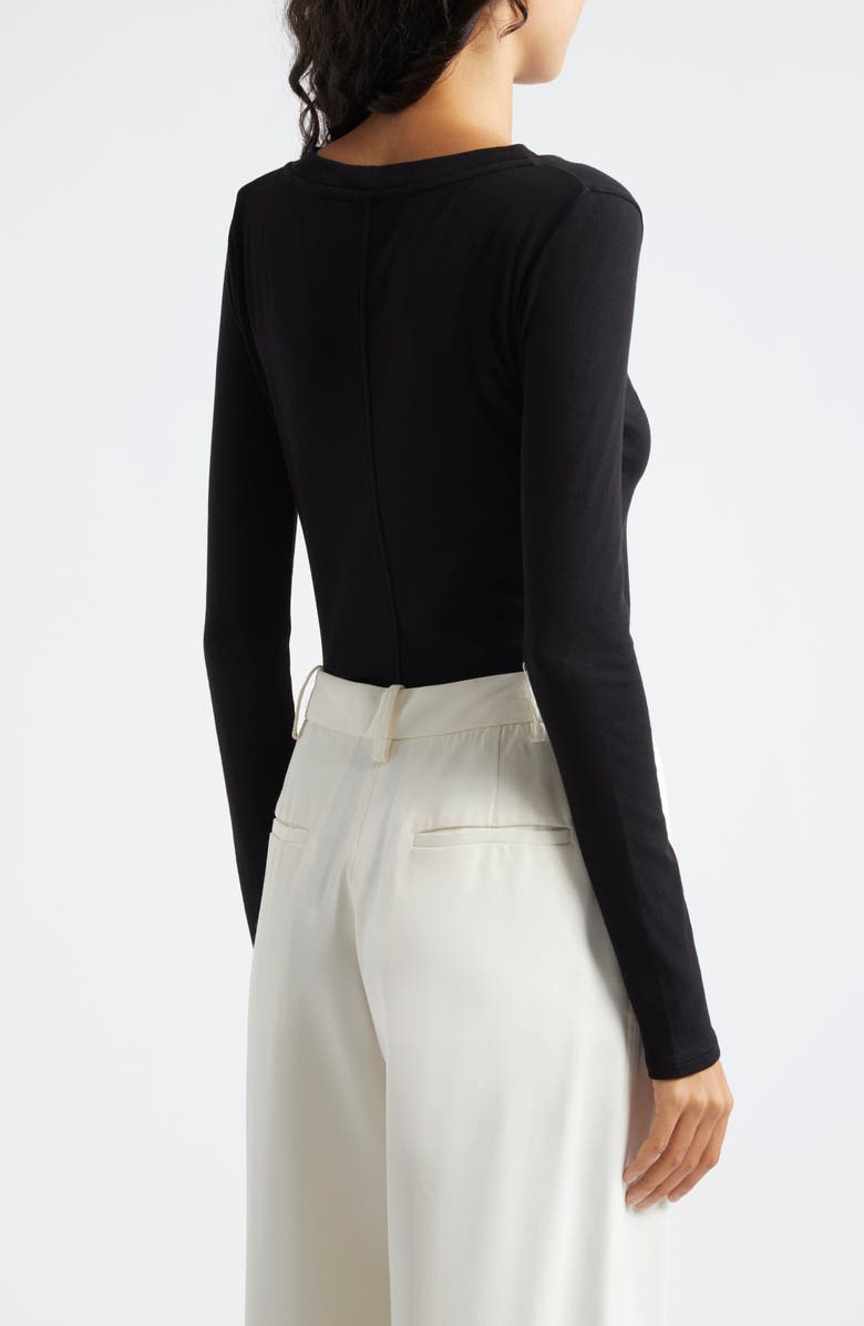 Vince Crewneck Pima Cotton Top, Alternate, color,