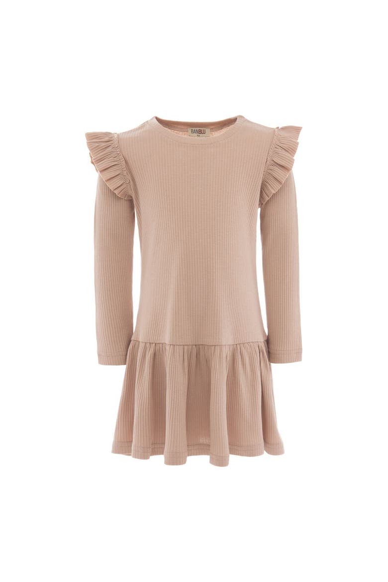 Modal Ruffle Dress, Main, color, Blush Pink