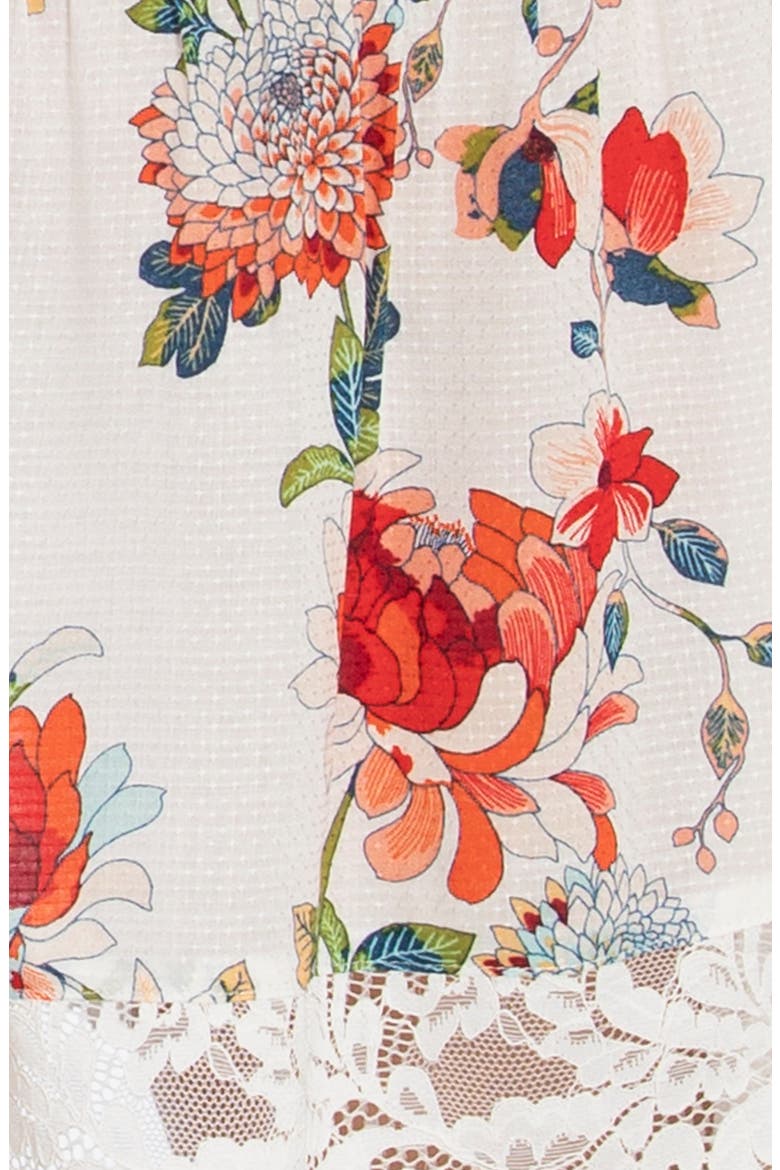 All My Loving Floral Chemise, Alternate, color, IVORY