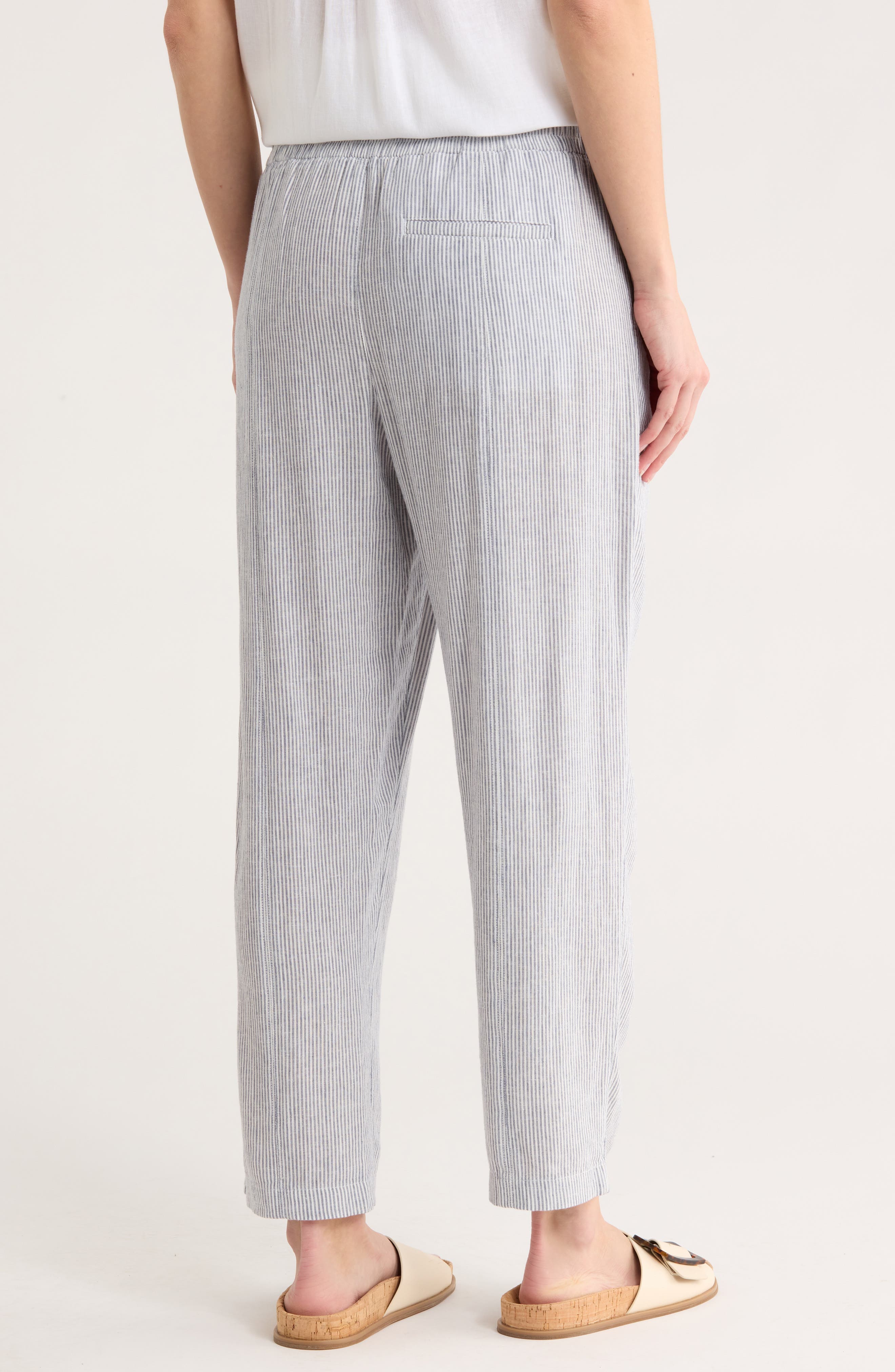 Pull-On Linen Blend Pants - image 4