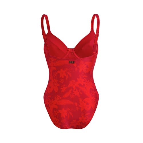 VILEBREQUIN FLOWER POWER UNDERWIRE ONE-PIECE SWIMSUIT 