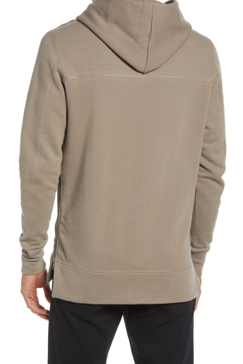 Villain Slim Fit Fleece Hoodie, Alternate, color, DUST
