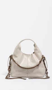 Bimba y Lola Leather Plaited Handle Paper Bag