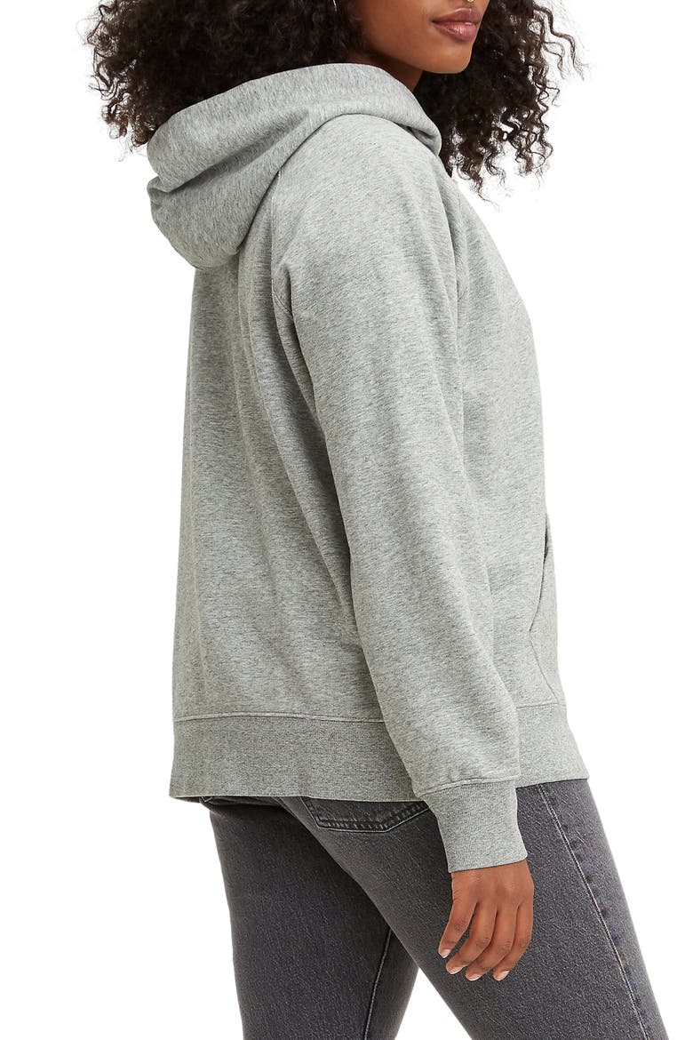 Levi's® Vote Graphic Hoodie, Alternate, color, LIPS- GREY HEATHER